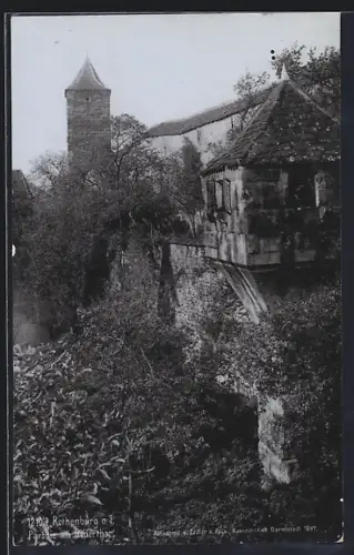 AK Rothenburg o. T., Partie am Rödertor