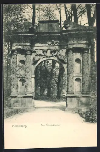 AK Heidelberg, Motiv vom Elisabethentor