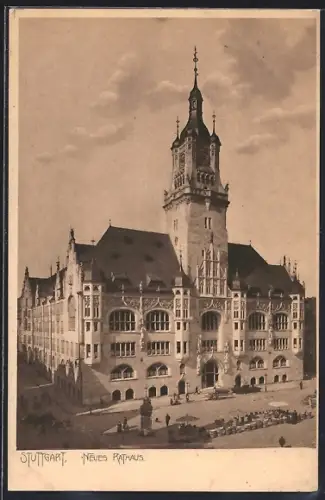 AK Stuttgart, Neues Rathaus