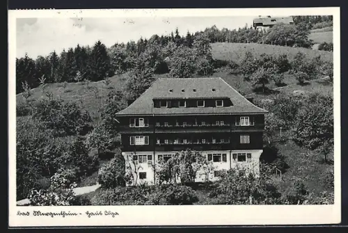 AK Bad Mergentheim, Gesamtansicht von Hotel Haus Olga