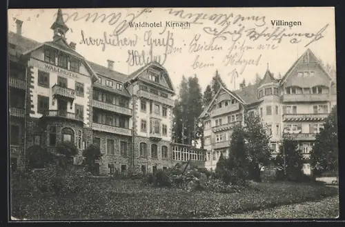 AK Villingen / Baden, Gesamtansicht vom Hotel Kirnach