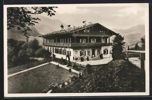 AK Schellenberg /Berchtesgaden, Ferienheim für Handel u. Industrie der Gesellschaft f. Kaufmans-Erholungsheime