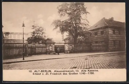 AK Berlin, Alexandrinenstr. 13, Alte Kaserne