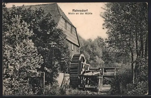 AK Rahnsdorf / Köpenick, Motiv an der Mühle