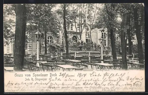 AK Berlin-Spandau, Gasthaus Spandauer Bock