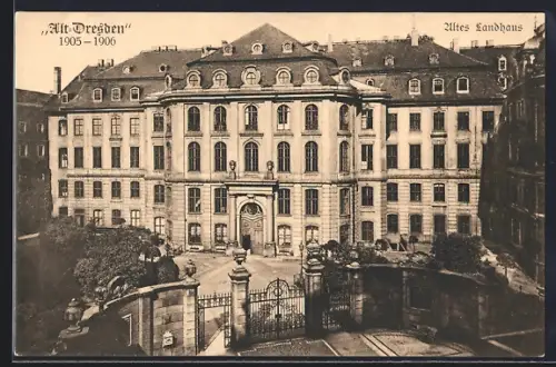 AK Alt-Dresden, Altes Landhaus, Landhausstrasse 16