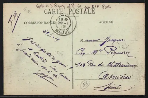 AK Void /Meuse, Monument Cugnot