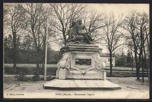 AK Void /Meuse, Monument Cugnot