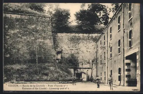 AK Verdun, Entrée de la Citadelle, Poste d`écoute n° 1
