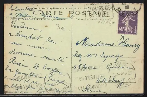 AK Verdun, Entrée de la Citadelle, Poste d`écoute n° 1