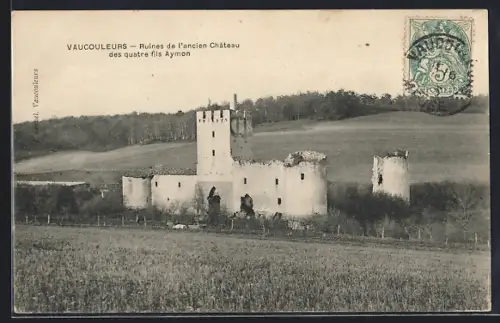 AK Vaucouleurs, Ruines de l`ancien Château des quatre fils Aymon
