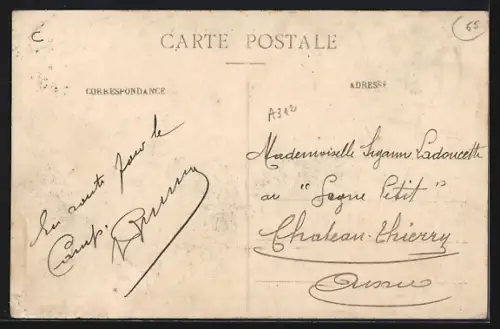 AK Laheycourt /Meuse, Vue sur la Chée