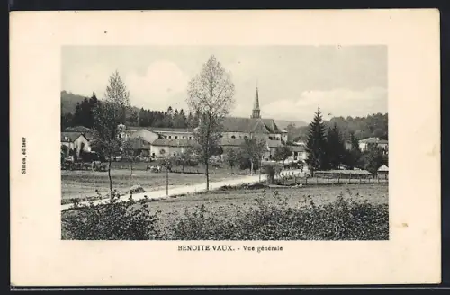 AK Benoite-Vaux, Vue générale du village et paysage environnant