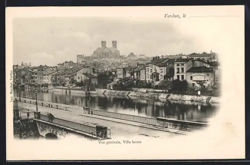 AK Verdun, Vue générale, Ville haute