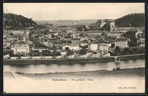 AK Saint-Mihiel, Vue générale, Ouest