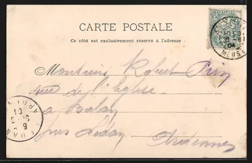 AK Saint-Mihiel, Vue générale, Ouest