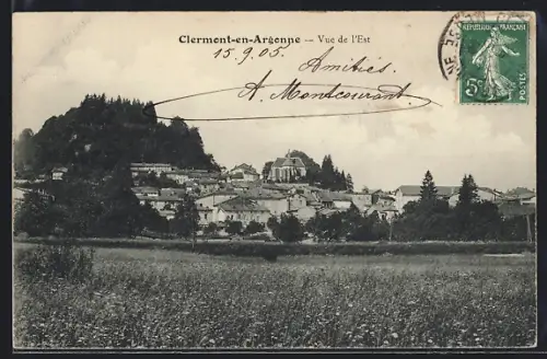 AK Clermont-en-Argonne, Vue de l`Est