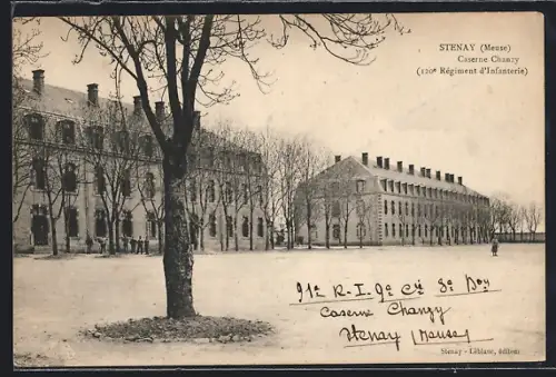 AK Stenay /Meuse, Caserne Chanzy, 120e Régiment d`Infanterie