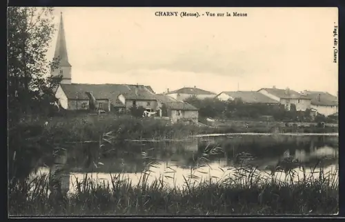 AK Charny /Meuse, Vue sur la Meuse