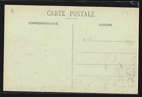 AK Chauvoncourt, La Mairie en ruines après un conflit