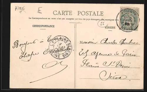 AK Contrisson, La Grande-Rue