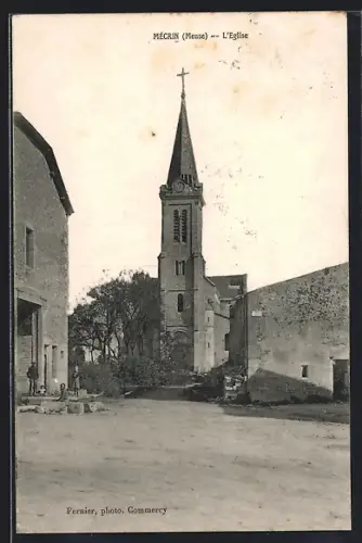AK Mécrin /Meuse, L`Église