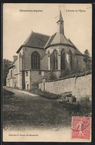 AK Clermont-en-Argonne, L`Abside de l`Église