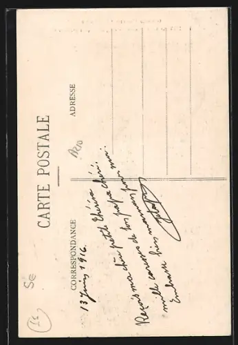 AK Fleury-sur-Aire /Meuse, L`Église, facade principale