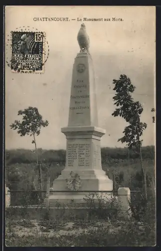 AK Chattancourt, Le Monument aux Morts