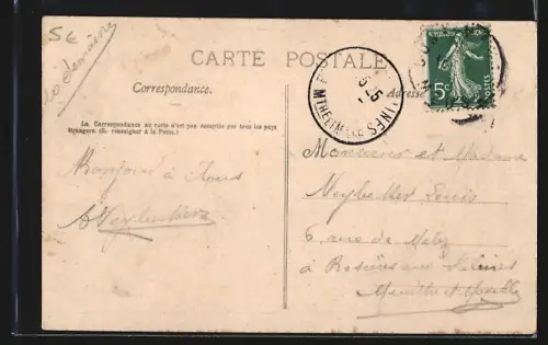 AK Dun-sur-Meuse, Quartier de l`Île et Trottoir de la Meuse