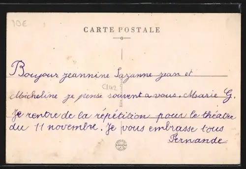 AK Dammarie-sur-Saulx, Place et Mairie