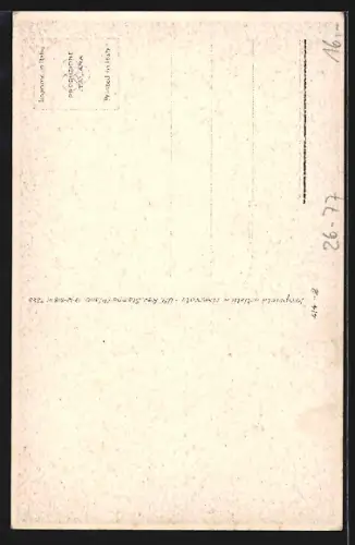 Künstler-AK E. Colombo: Dame macht Seifenblasen