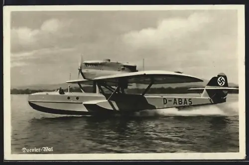 AK Wasserflugzeug Dornier-Wal