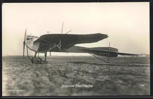 AK Flugzeug Jeannin Stahltaube
