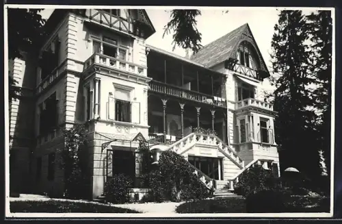 Foto-AK Bad Ischl, Hotel Habsburger Hof