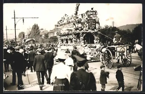 AK Croydon, Lifeboat Carnival 1908