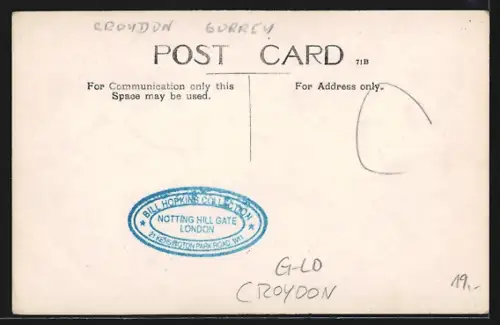 AK Croydon, Lifeboat Carnival 1908