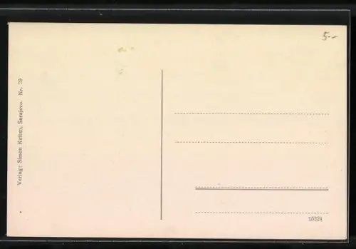 AK Sarajevo, Appelquai mit Rathaus