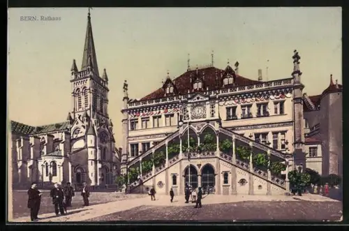AK Bern, Partie am Rathaus