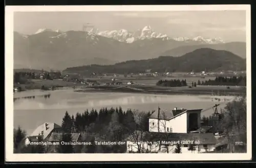 AK Annenheim am Ossiachersee, Talstation der Kanzelbahn mit Mangart