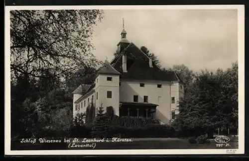 AK St. Leonhard / Kärnten, Schloss Wiesenau