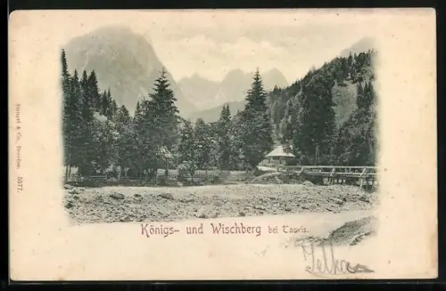 AK Tarvis, Blick auf Königs- & Wischberg