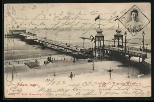 AK Scheveningen, Wandelhoofd Koningin Wilhelmina