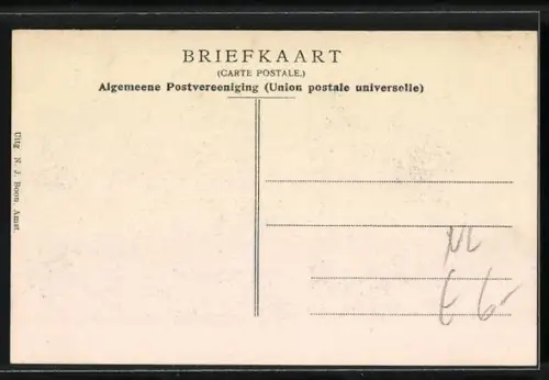 AK Amsterdam, Versiering Hoogesluis, Julianafeesten Mei 1910