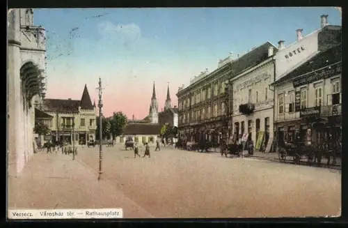AK Versecz, Rathausplatz