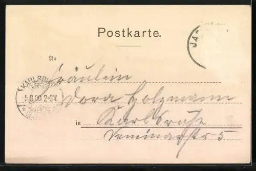 Künstler-AK Fritz Reiss: Jagstfeld, Partie am Fluss bei untergehender Sonne