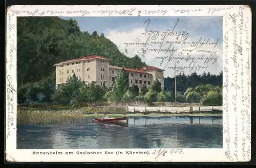 AK Annenheim a. Ossiacher See, Hotel am Seeufer