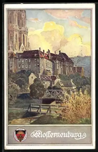 AK Deutscher Schulverein NR 233: Klosterneuburg, Partie am Kloster