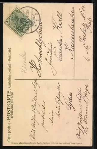 AK Mädchen in Tracht waschen ihre Wäsche