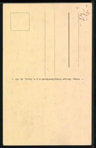 AK Danzig, Blick in die Frauengasse